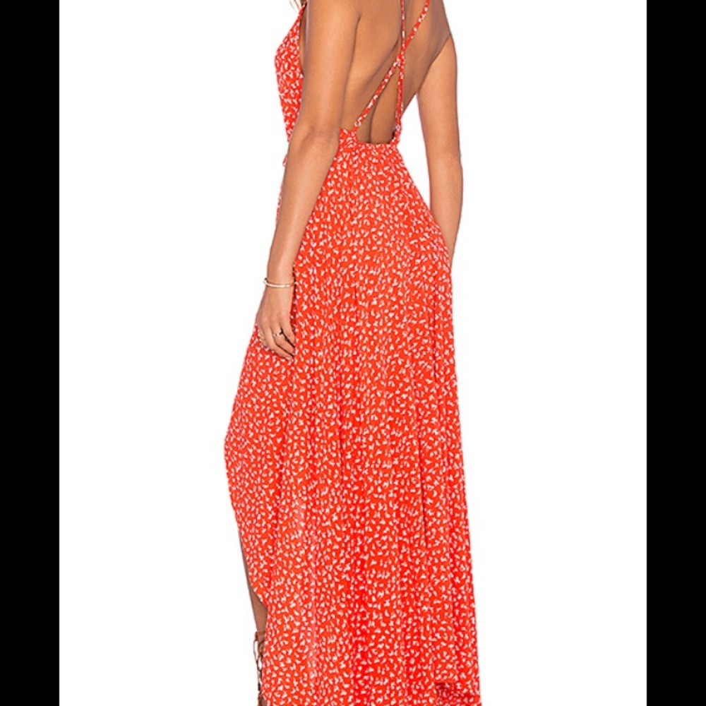 Auguste Backless Splash - Spanish Red Caravan NWOT